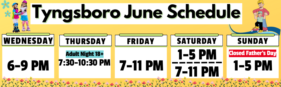 June Schedule Slider