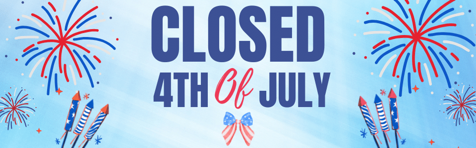 Red Blue Illustrated 4th of July Event Flyer