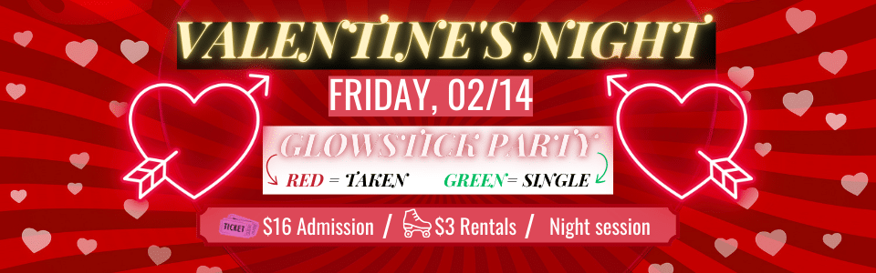 Red Valentine’s Day Party Flyer