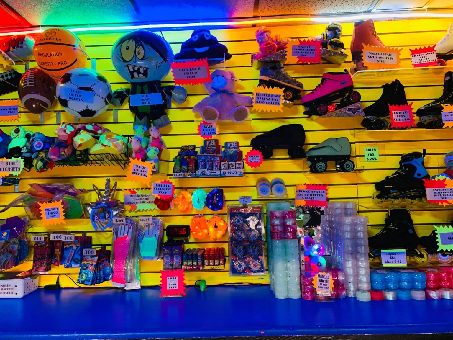 Roller Skating Skate Shop Prize Shop