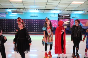 Halloween Costume Party at roller skating rink