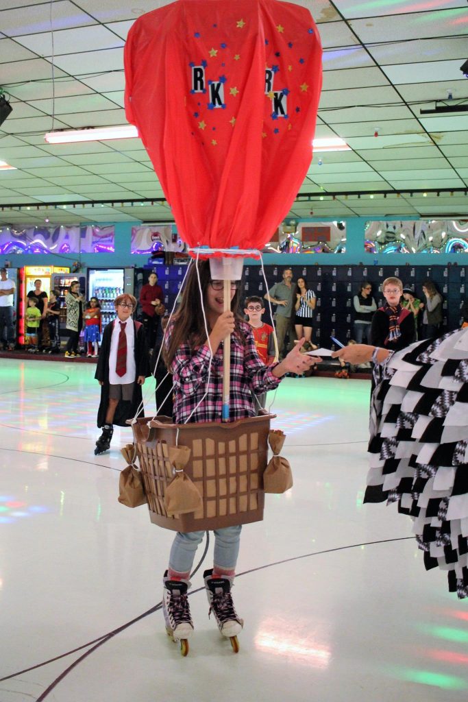 Roller skating Costume Contest Winner