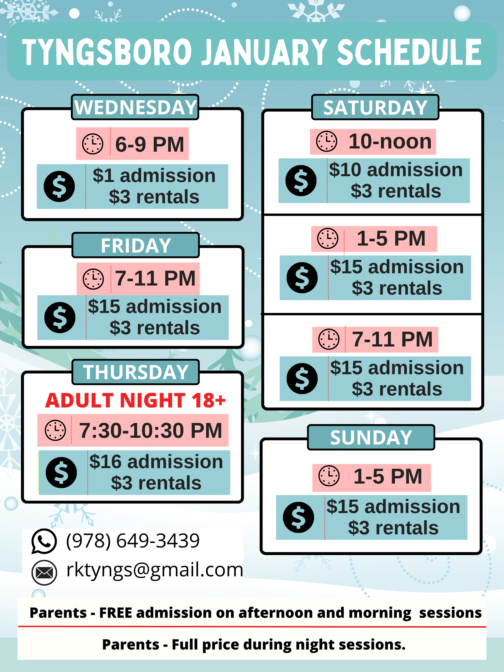 Tyngsboro Schedule Roller Kingdom
