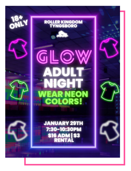 Roller Kingdom - Photo + Pink Box - Template (2)